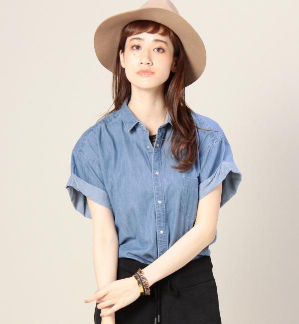 【ビューティアンドユース ユナイテッドアローズ/BEAUTY＆YOUTH UNITED ARROWS】 BY コットンロールアップスリーブシャツ [送料無料]