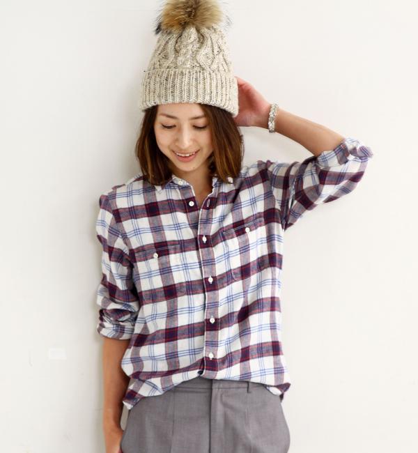 【ビューティアンドユース ユナイテッドアローズ/BEAUTY＆YOUTH UNITED ARROWS】 BY∵ ソフトネルチェックシャツ [送料無料]