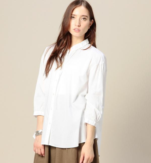 【ビューティアンドユース ユナイテッドアローズ/BEAUTY＆YOUTH UNITED ARROWS】 BY コットンローンAライン8分袖シャツ [送料無料]