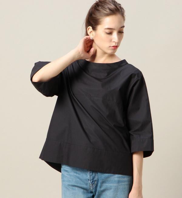 【ビューティアンドユース ユナイテッドアローズ/BEAUTY＆YOUTH UNITED ARROWS】 BY コットン バックリボン7分袖プルオーバー [送料無料]