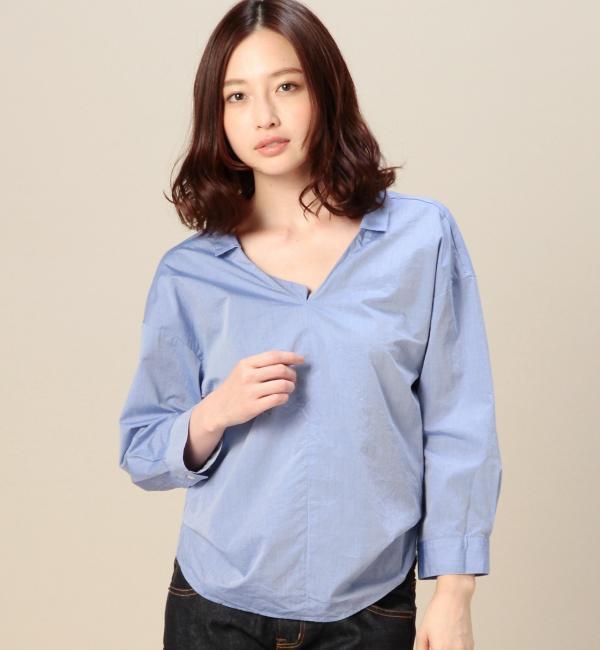 【ビューティアンドユース ユナイテッドアローズ/BEAUTY＆YOUTH UNITED ARROWS】 BY コットンスキッパー9分袖シャツ [送料無料]