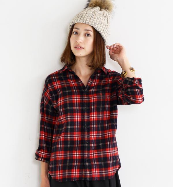 【ビューティアンドユース ユナイテッドアローズ/BEAUTY＆YOUTH UNITED ARROWS】 【WEB限定☆予約】by ※シャギーチェックシャツ [送料無料]