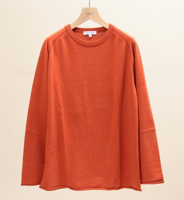 【ビューティアンドユース ユナイテッドアローズ/BEAUTY＆YOUTH UNITED ARROWS】 BY ∴ ウォッシャブルコットンカシミアクルーネックニット [送料無料]