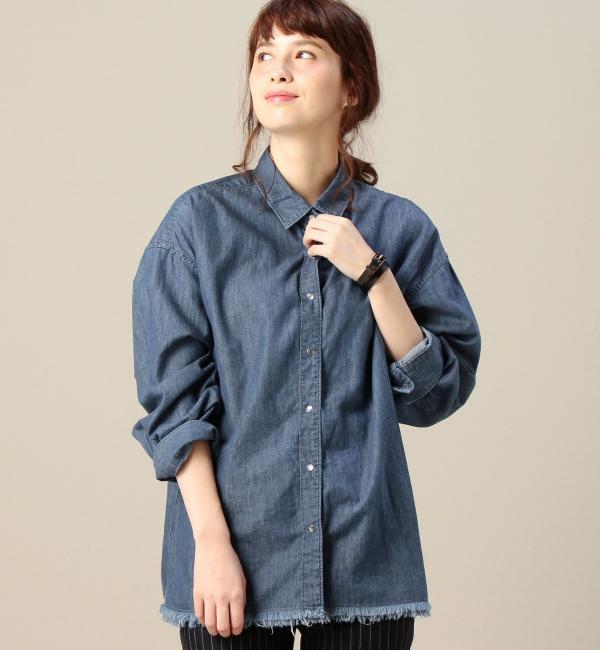 【ビューティアンドユース ユナイテッドアローズ/BEAUTY＆YOUTH UNITED ARROWS】 BY ダンガリーカットオフワイドロングスリーブ [送料無料]