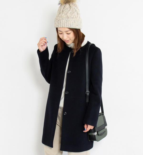 【ビューティアンドユース ユナイテッドアローズ/BEAUTY＆YOUTH UNITED ARROWS】 【予約】BY ウールアンゴラノーカラーコート [送料無料]