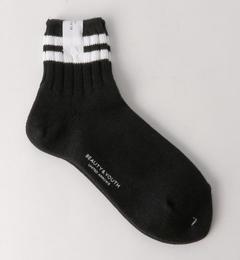 【ビューティアンドユース ユナイテッドアローズ/BEAUTY＆YOUTH UNITED ARROWS】 BY ツーライン ソックス [3000円(税込)以上で送料無料]