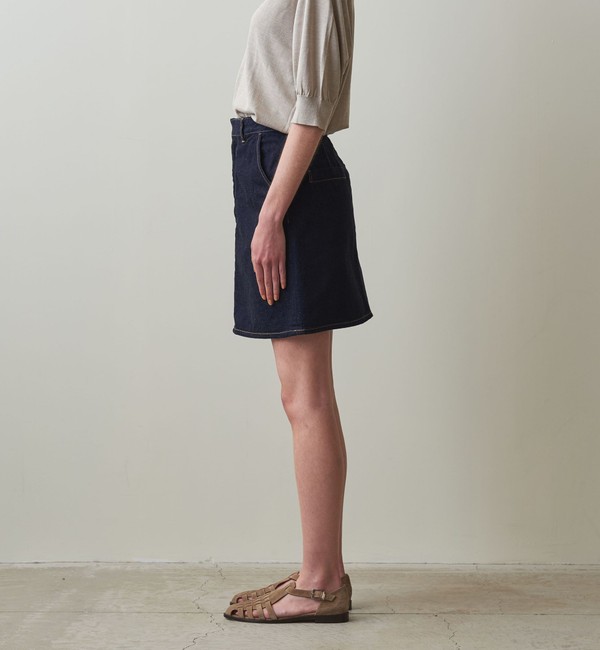 Steven Alan＞DENIM MINI SKIRT/デニムスカート|BEAUTY&YOUTH UNITED