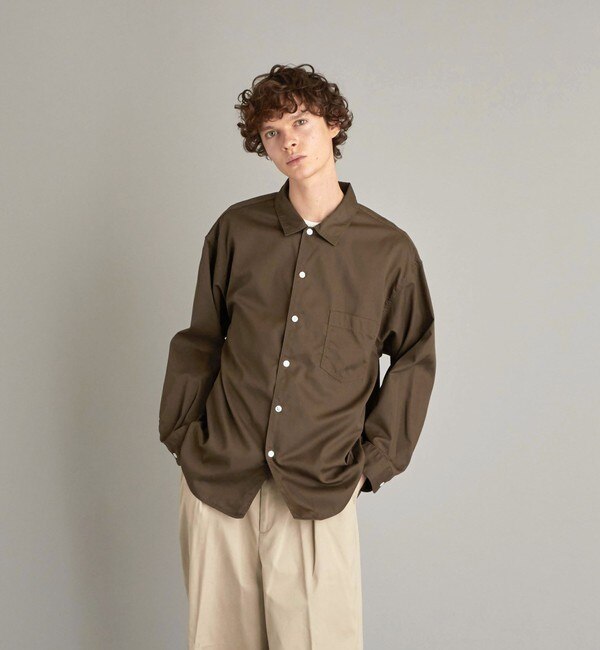 Steven Alan＞ TC/WORK TRIPLE-STICH CAMP COLLAR SHIRT/シャツ|BEAUTY&YOUTH UNITED  ARROWS(ビューティーアンドユース ユナイテッドアローズ)の通販｜アイルミネ