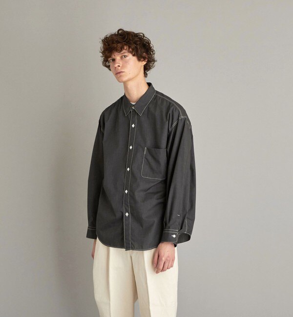 Steven Alan＞ EPS TC/CHAMBRAY WORK REGULAR COLLAR SHIRT/シャツ