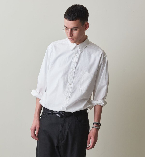 お買い得安い】 steven alan - STEVEN ALAN Reverse Seam Stripe Shirt