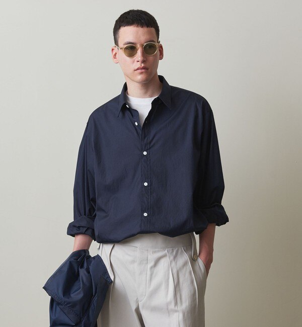 Steven Alan＞ 140/2 BRD F/DRESS REGULAR COLLAR SHIRT-LOOSE/シャツ|BEAUTY&YOUTH  UNITED ARROWS(ビューティーアンドユース ユナイテッドアローズ)の通販｜アイルミネ