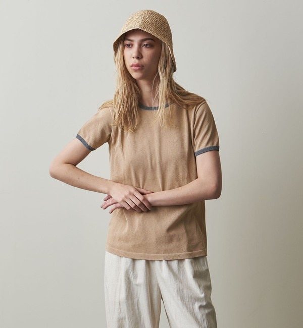 Steven Alan＞RINGER HALF SLEEVE PULLOVER/ニット|BEAUTY&YOUTH