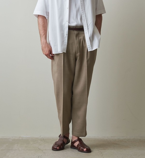 Steven Alan＞ TW BOIL 2PLEATED MORE TAPERED PANTS/パンツ|BEAUTYYOUTH UNITED  ARROWS(ビューティアンドユース ユナイテッドアローズ)の通販｜アイルミネ