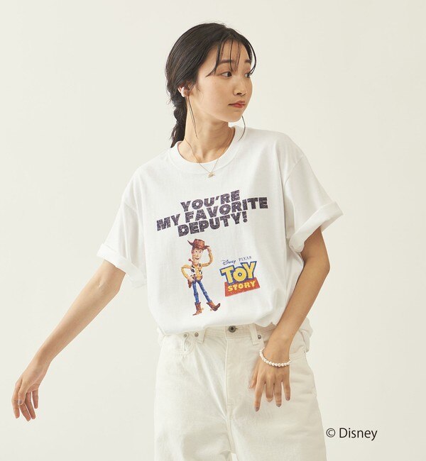 んでしまう tシャツ Tシャツ ＜info. BEAUTY＆YOUTH＞ ドッグプリント