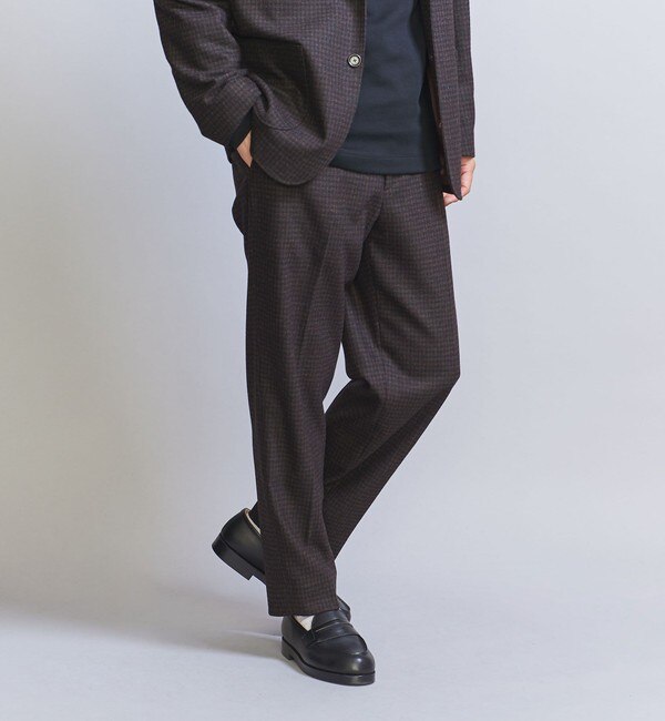 リニュール リラックス ノープリーツ パンツ【セットアップ対応】|BEAUTYYOUTH UNITED ARROWS(ビューティアンドユース  ユナイテッドアローズ)の通販｜アイルミネ