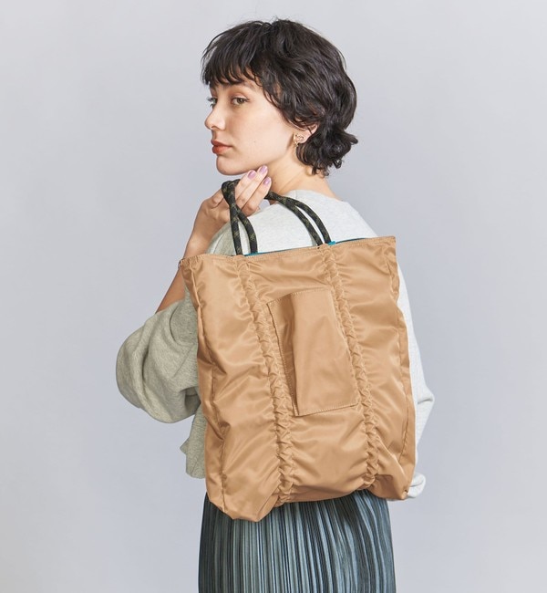 別注】＜NOMADIS＞SAC ロゴ リバーシブル トートバッグ -2WAY