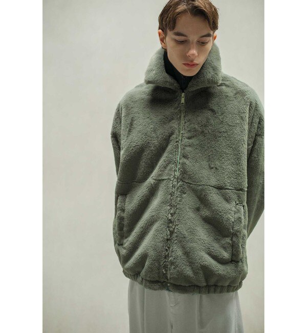 monkey time＞ FAUX FUR ZIP BLOUSON/ブルゾン|BEAUTY&YOUTH UNITED