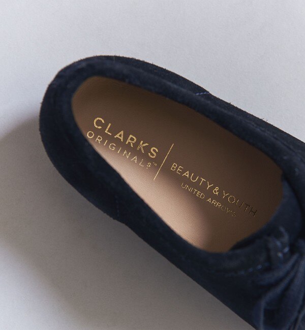 【別注】 ＜CLARKS＞ WALLABEE NAVY/シューズ