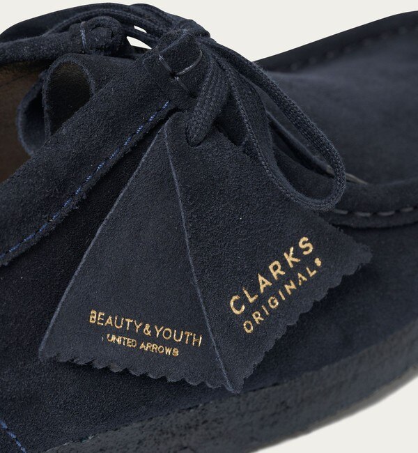 【別注】 ＜CLARKS＞ WALLABEE NAVY/シューズ