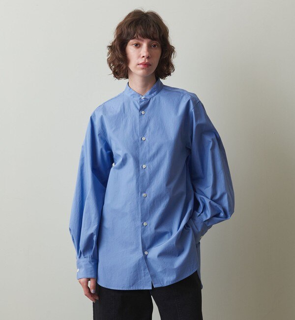 ＜Steven Alan＞COTTON STAND COLLAR SHIRT/シャツ