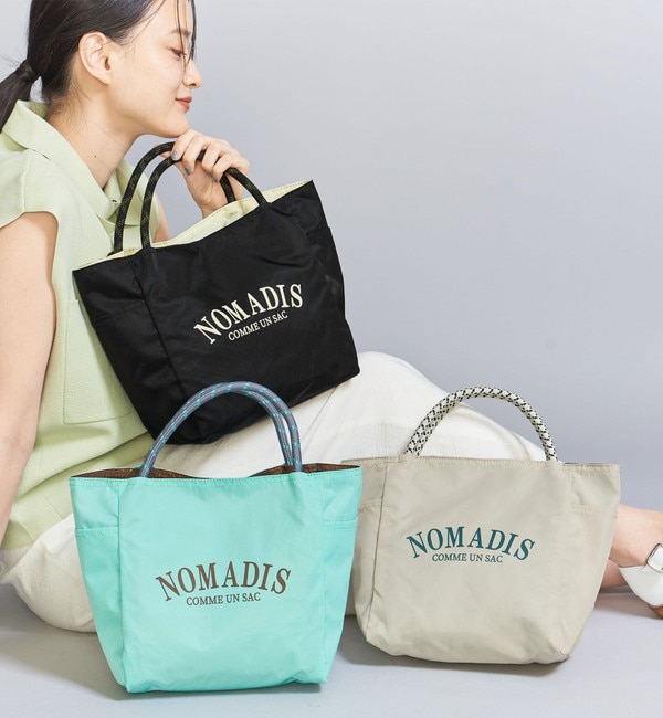 NOMADIS sac リバーシブル ミニ トートバッグ ライム7700円で