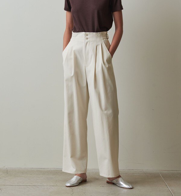 Steven Alan＞COTTON TUCK PANTS/パンツ|BEAUTY&YOUTH UNITED ARROWS