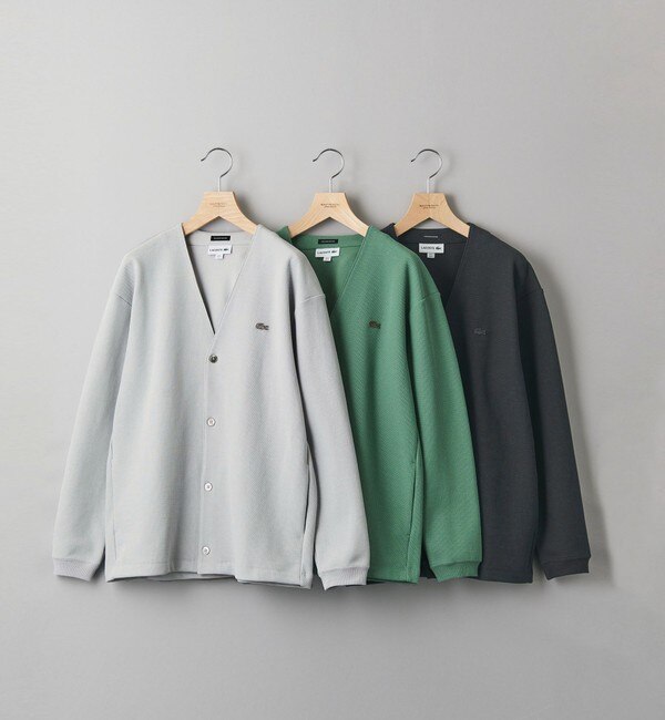 別注】 ＜LACOSTE＞ 1TONE CARDIGAN/カーディガン|BEAUTY&YOUTH UNITED