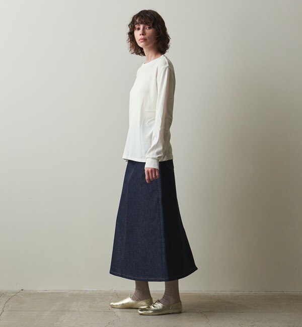 Steven Alan＞COTTON LONG SLEEVE PULLOVER/カットソー|BEAUTY&YOUTH