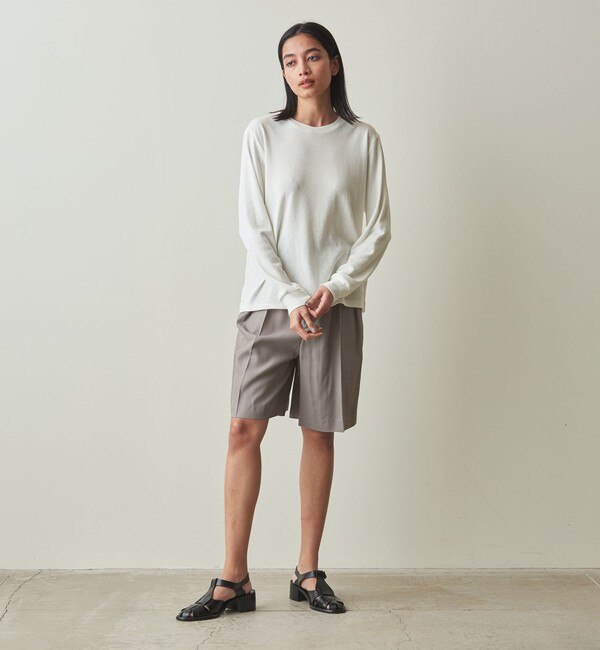 Steven Alan＞COTTON LONG SLEEVE PULLOVER/カットソー|BEAUTY&YOUTH