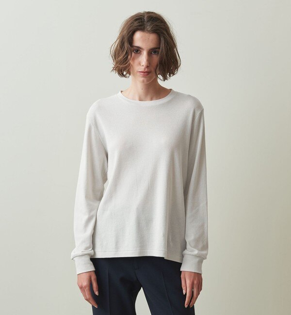 ＜Steven Alan＞COTTON LONG SLEEVE PULLOVER/カットソー