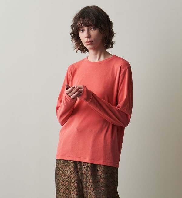 Steven Alan＞COTTON LONG SLEEVE PULLOVER/カットソー|BEAUTY&YOUTH