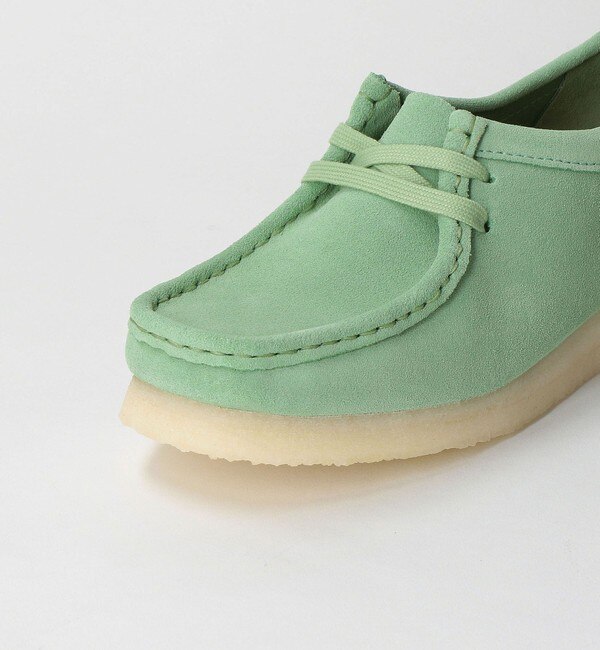 本店は ＜Clarks＞WALLABEE ワラビー スエード シューズ/Pine Green