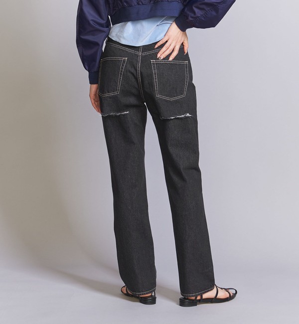 【WEB限定】ヒップカットデニムパンツ -ウォッシャブル-