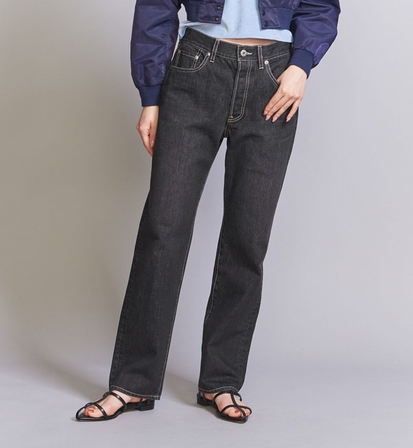 【WEB限定】ヒップカットデニムパンツ -ウォッシャブル-