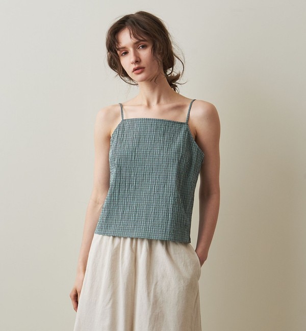 Steven Alan＞RIPLE CHECK CAMISOLE/キャミソール|BEAUTY&YOUTH UNITED
