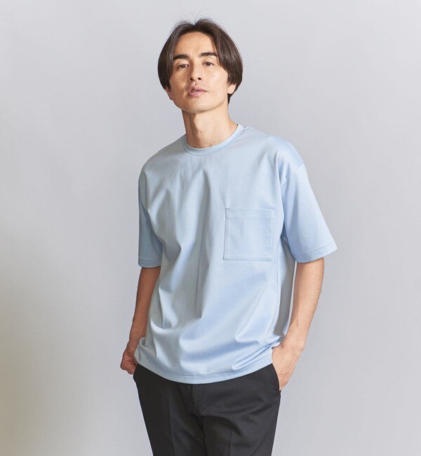 1ポケット フォルム クルーネック Tシャツ -MADE IN JAPAN