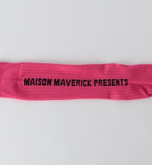 【WEB限定】＜MAISON MAVERICK PRESENTS＞3カラーセット ロゴソックス