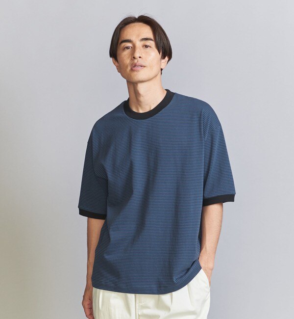 ミジンボーダー リンガー Tシャツ|BEAUTY&YOUTH UNITED ARROWS