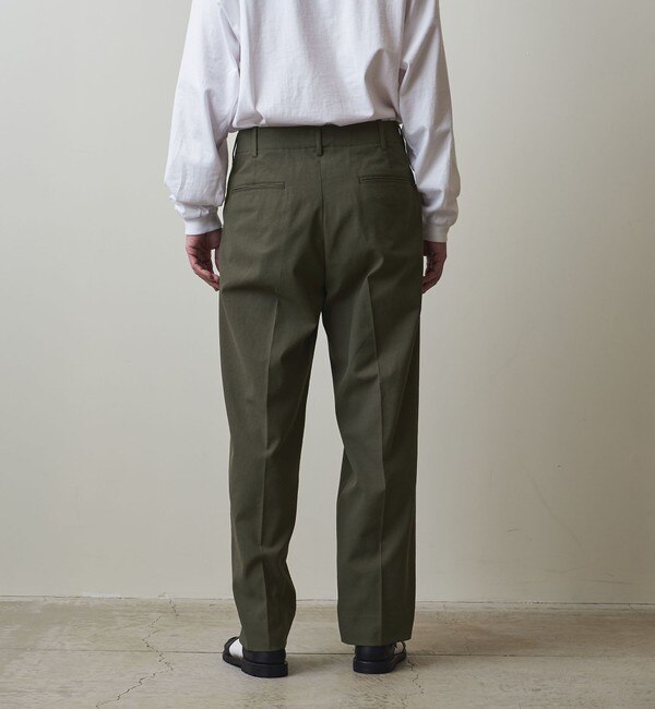 特別製の-<Steven Alan> P/R/PU OX 2PLEATED PANTS-BOLD/パンツ
