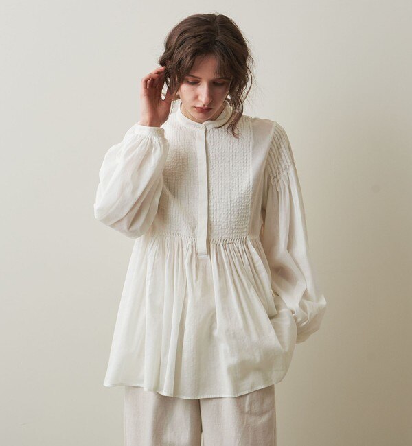 Steven Alan>COTTON PINTUCK BLOUSE/ブラウス|BEAUTY&YOUTH UNITED Steven Alan>COTTON PINTUCK BLOUSE/ブラウス|BEAUTY&YOUTH UNITED
