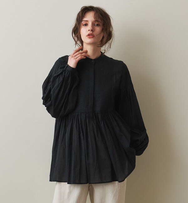 Steven Alan＞COTTON PINTUCK BLOUSE/ブラウス|BEAUTY&YOUTH UNITED