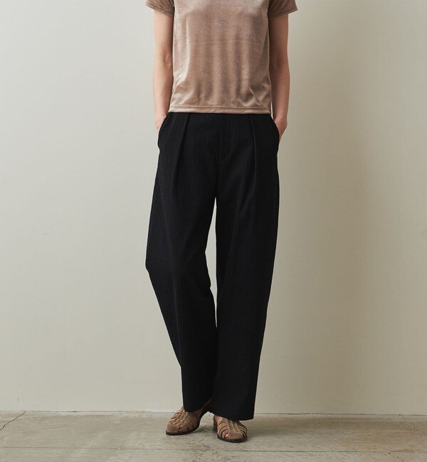 Steven Alan＞COTTON TUCK TROUSERS/パンツ|BEAUTY&YOUTH UNITED