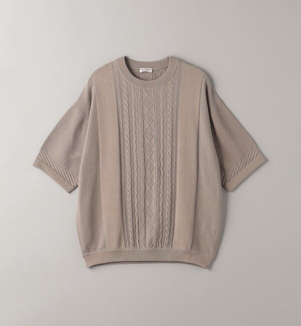 UNITED ARROWS ニットTシャツ BEIGE - ニット