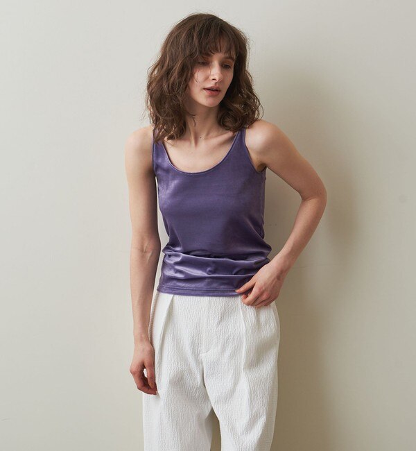 Steven Alan＞VELOUR CAMISOLE TANK TOP/キャミソール|BEAUTY&YOUTH