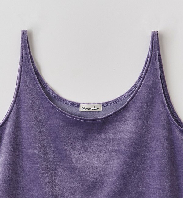 ＜Steven Alan＞VELOUR CAMISOLE TANK TOP/キャミソール