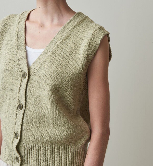 新作ウエア 新品未使用＜Steven Alan＞COTTON KNIT VEST/ベスト ベスト