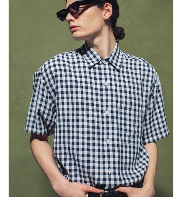 monkey time＞ ACT/R GINGHAM CHECK WIDE REG/シャツ|BEAUTY&YOUTH