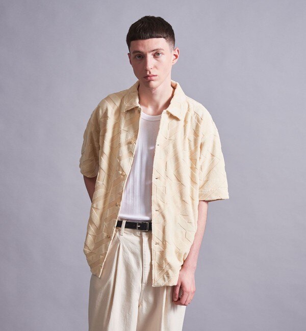monkey time＞ PILE JACQUARD SHIRT/シャツ|BEAUTY&YOUTH UNITED 