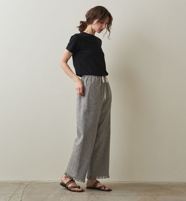 Steven Alan＞COTTON MIX TWEED FRINGE PANTS/パンツ|BEAUTY&YOUTH