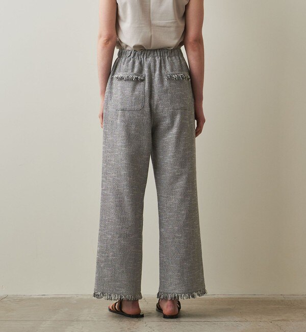 Steven Alan＞COTTON MIX TWEED FRINGE PANTS/パンツ|BEAUTY&YOUTH